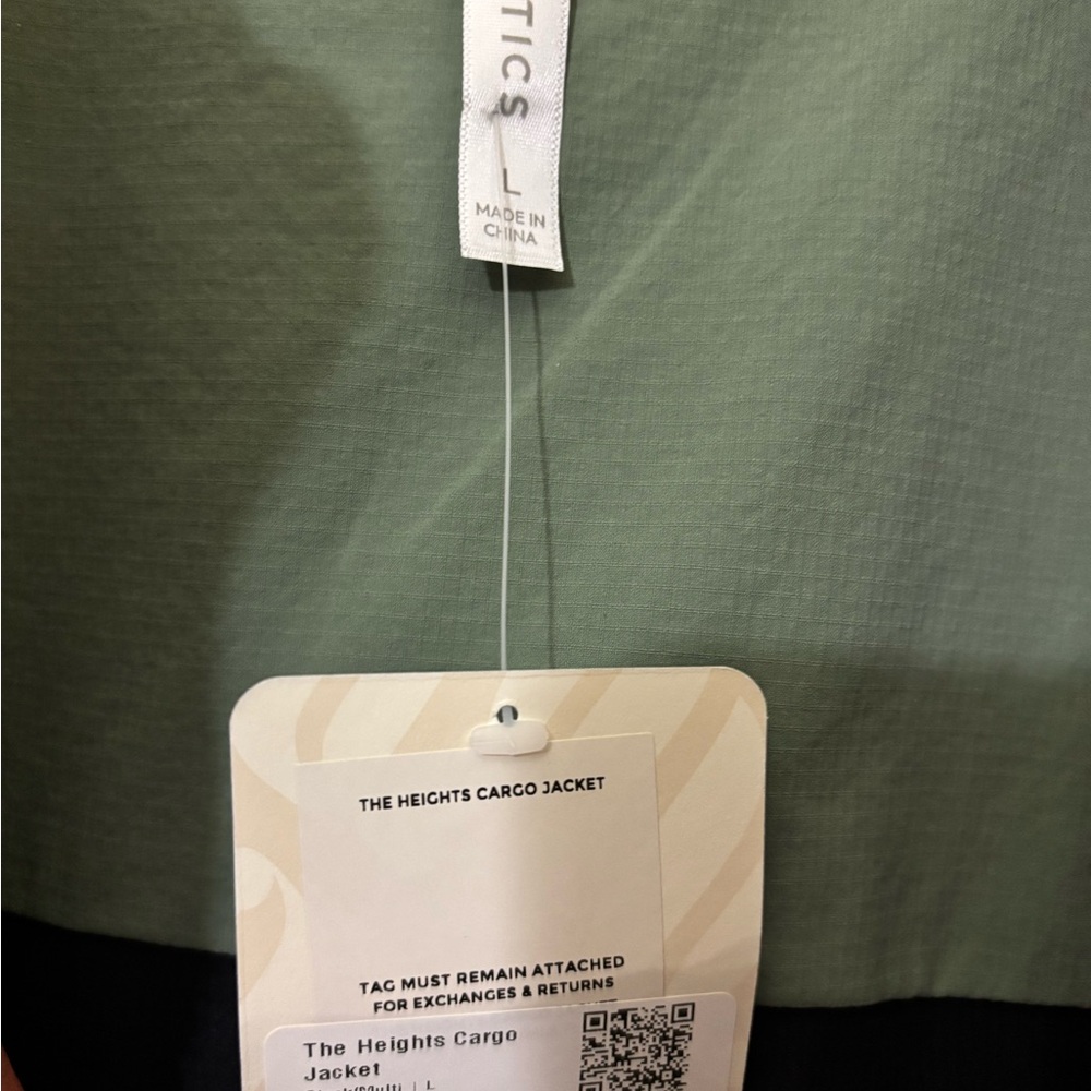 Colorblock Jacket with Logo Patch NWT - image 3